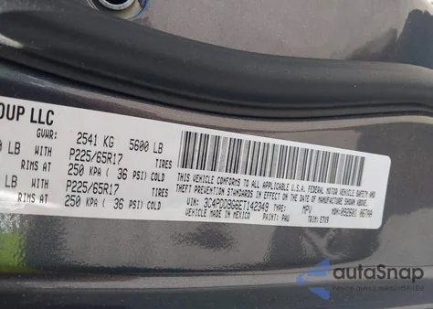 2014 Dodge Journey Sxt from USA, damaged, VIN 3C4PDDBG6ET142349